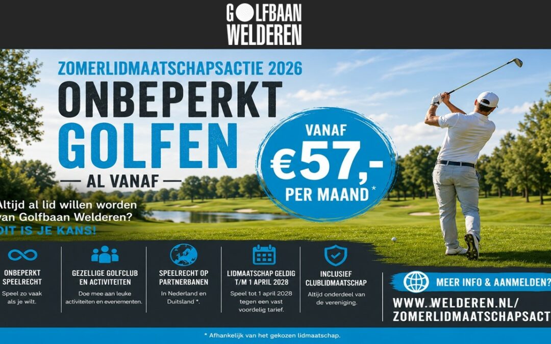 Zomerlidmaatschapsactie